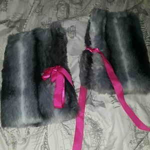 Faux fur boot covers